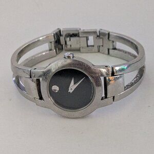 MOVADO Amorosa Swiss Made 84 E4 1842 Stainless Steel Ladies Wrist Watch